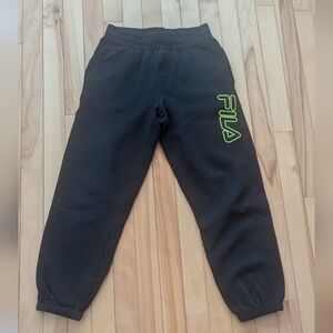 3/15$ FILA Kids Black Joggers